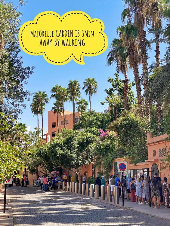 Dreamy Apartment , Exceptional View Of Majorelle Marrakesh Exteriör bild